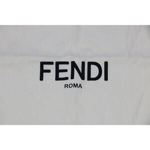 Fendi Dust Bag Drawstring Purse Tote Storage Large Made in Italy Authentic Bag